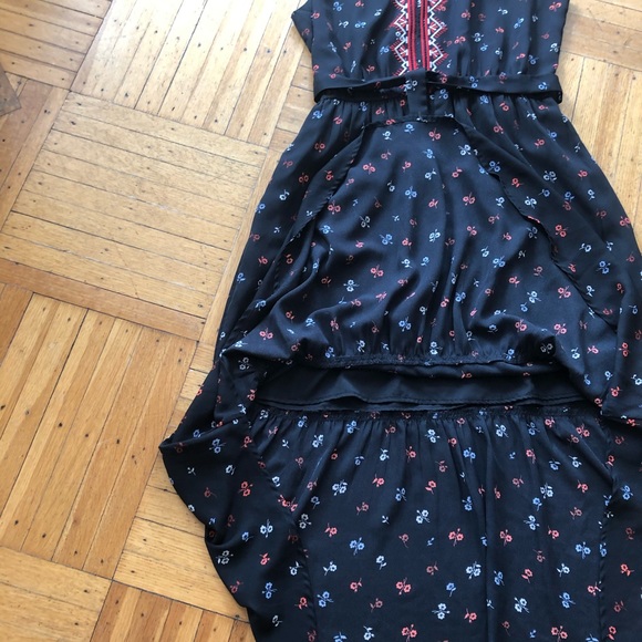 GAP • Boho sprig floral midi w/embroidered yoke - Picture 7 of 8